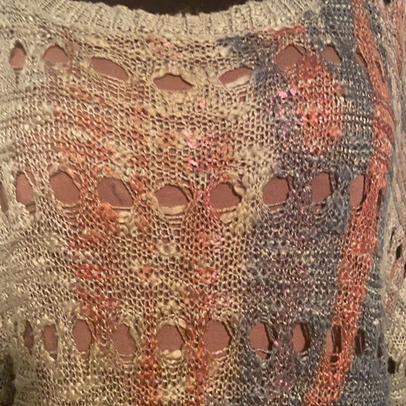 LuLu sweater- hand painted gorgeous colors - Picture 9 of 12